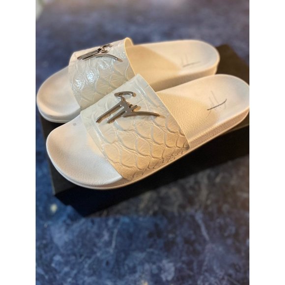 Giuseppe Zanotti Men's White Leather Koi - Picture 2 of 9